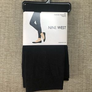 Nine West Fleece Lined Leggings Black S/M